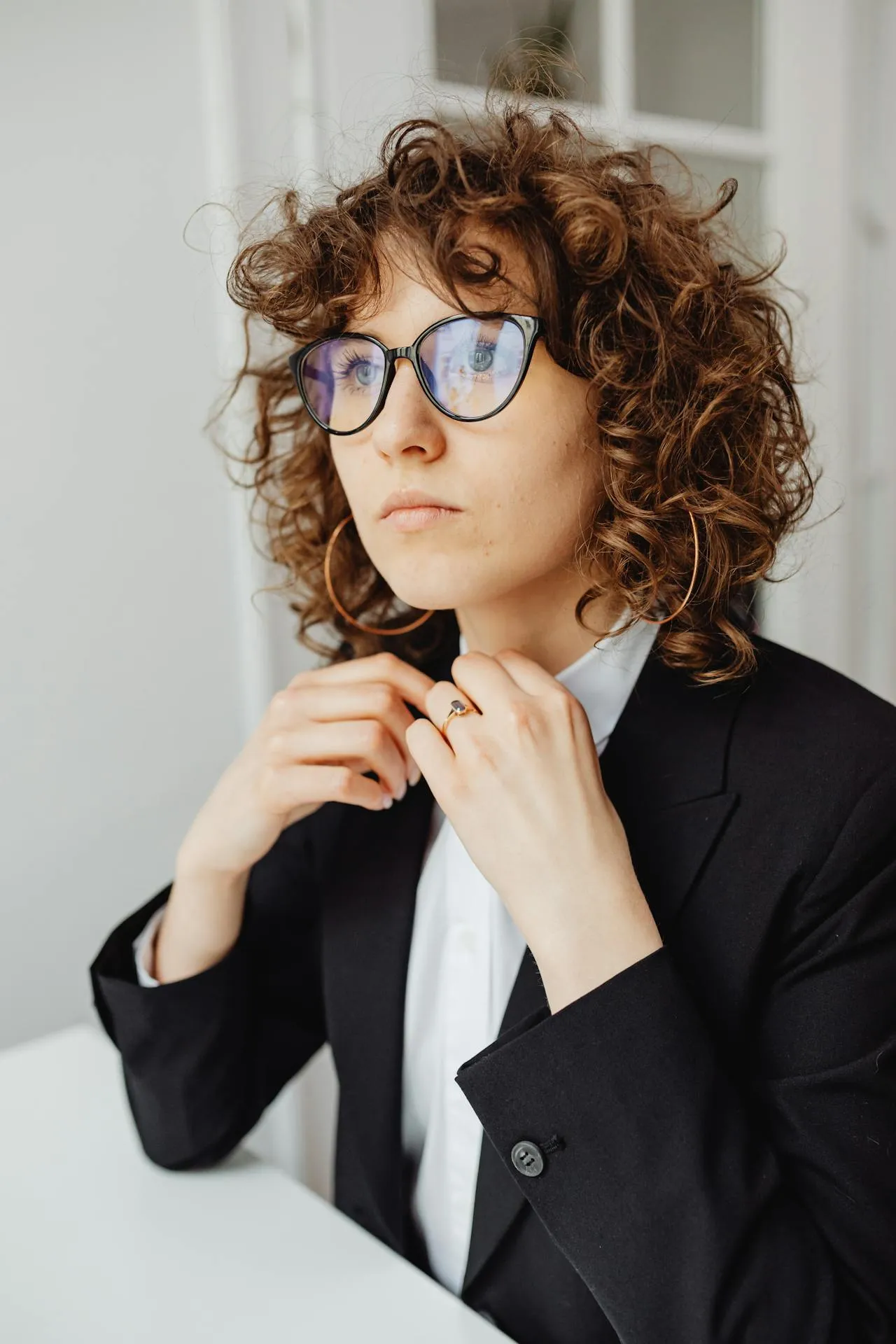 Professional portrait of female sustainability expert with warm smile